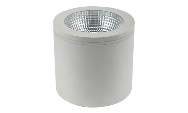 LED  8寸30W  cob明装筒灯尺寸220x195mm 黄光/白光/中性光