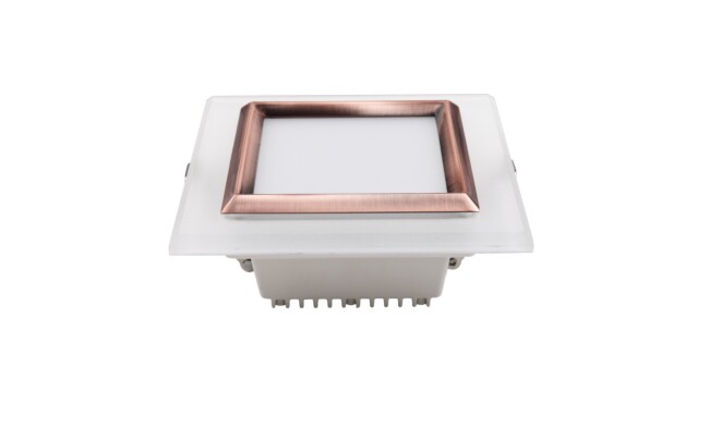 LED 9W方形筒灯 开孔105x105mm 黄光白光中性光