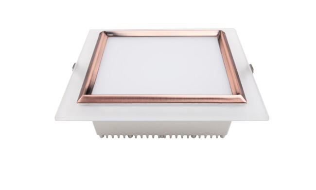 LED 12W方形筒灯 开孔125x125mm 黄光白光中性光